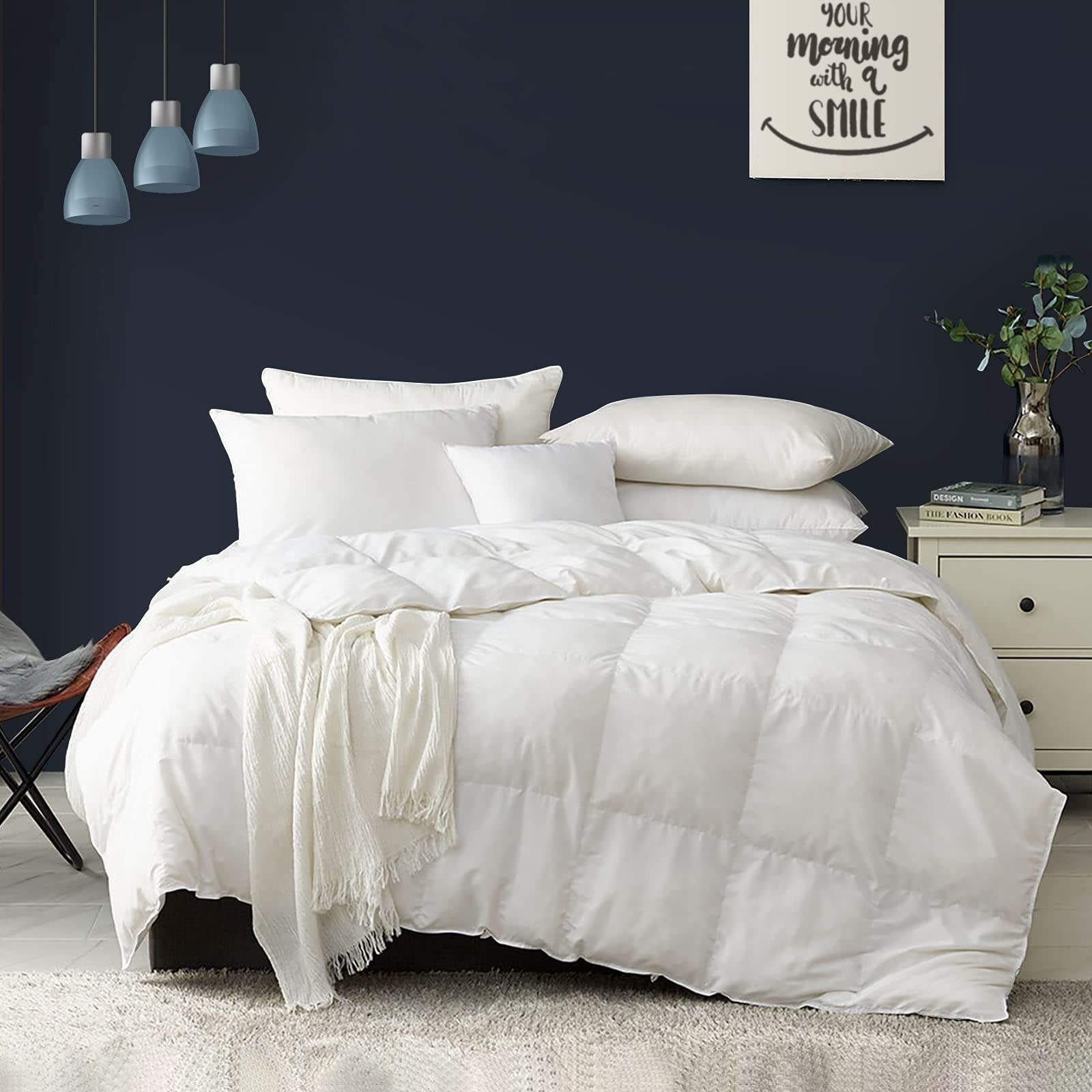 Kích thước chăn ga gối khách sạn chuẩn theo size giường: chọn sao cho đúng? 3 Giường khách sạn 1m6 minh họa bộ chăn ga tiêu chuẩn