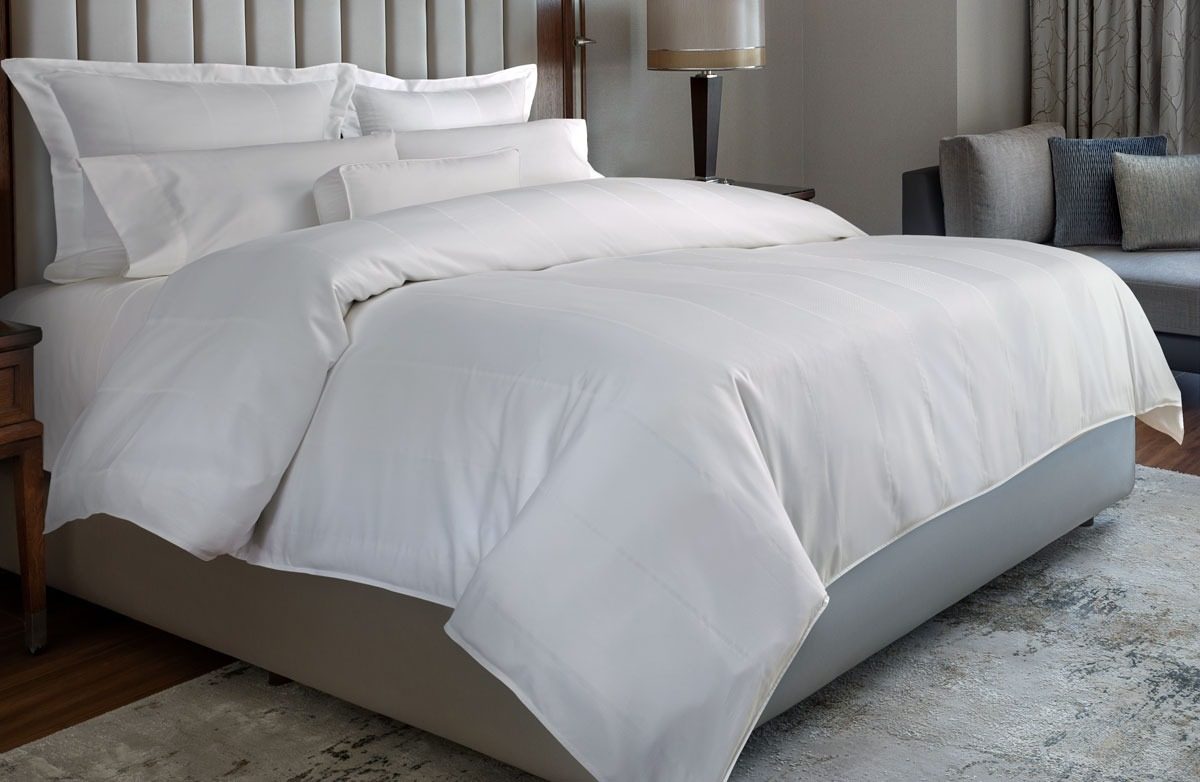 Vải T200 Satin — Phân tầng T200 T250 T300 cho chăn ga khách sạn