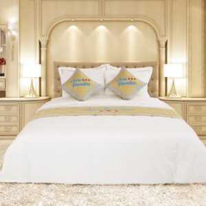 Bộ Chăn Ga Gối Khách Sạn 4 Sao – Cotton 75% 3 Bộ linen khách sạn cao cấp minh họa cách chọn kiểu ga phù hợp với từng phòng