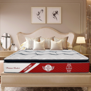 Đệm Lò Xo Cao Cấp Khách Sạn (Prime) 1 Đệm khách sạn và độ dày thực tế trong phòng tiêu chuẩn