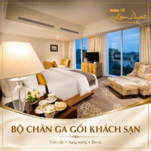 Bộ Chăn Ga Gối Khách Sạn 3 Sao – Vải CVC - GoldenSilk