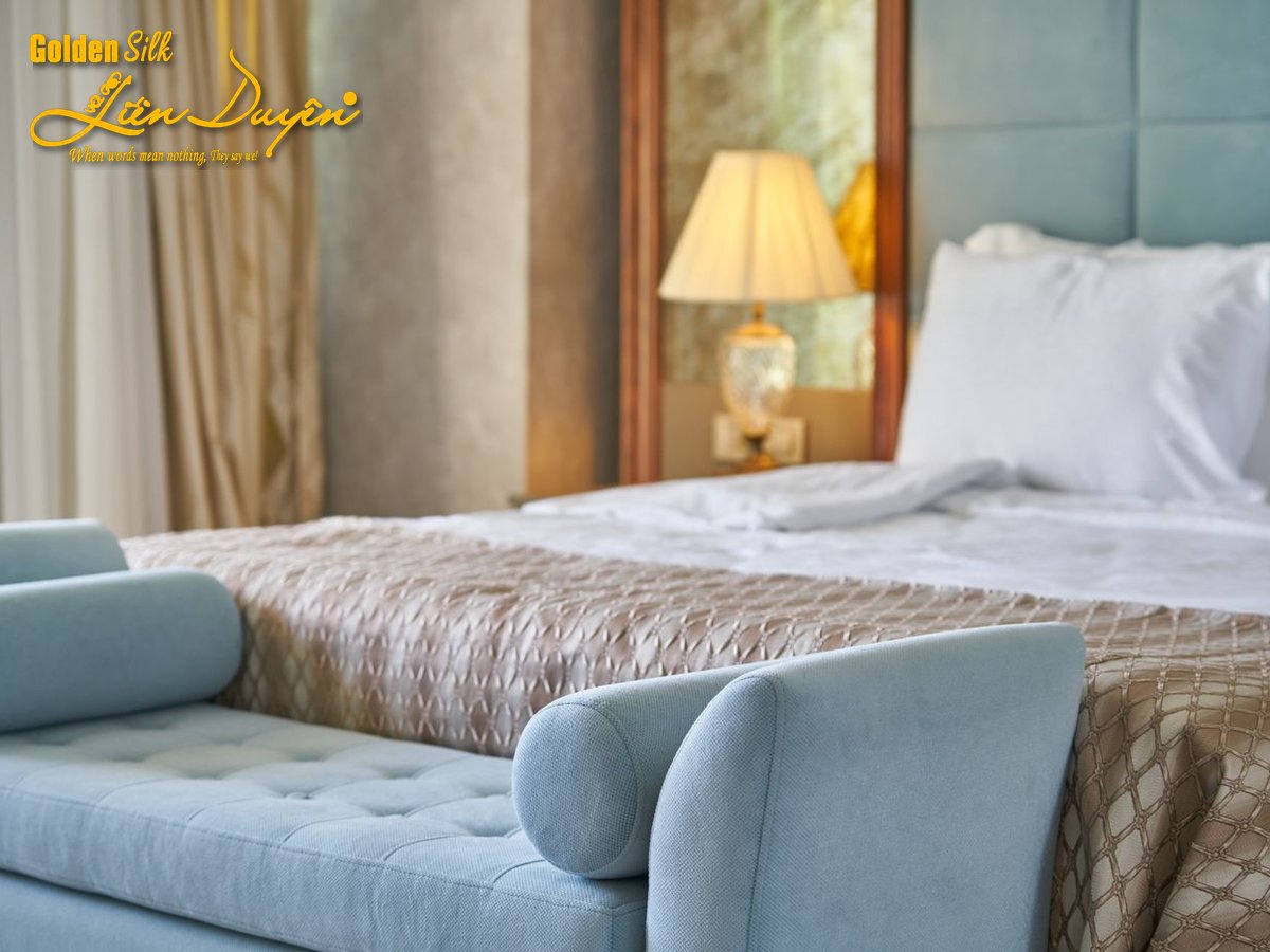 Bộ Chăn Ga Gối Khách Sạn 4 Sao – Vải CVC - GoldenSilk - ảnh 4 Bộ Chăn Ga Gối Khách Sạn 4 Sao – Vải CVC - GoldenSilk - ảnh 4