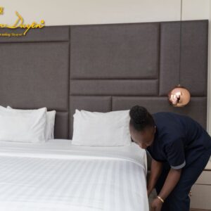 Bộ Chăn Ga Gối Khách Sạn T250 Kẻ Sọc 3 Bộ Chăn Ga Gối Khách Sạn T250 Kẻ Sọc - GoldenSilk - ảnh 4