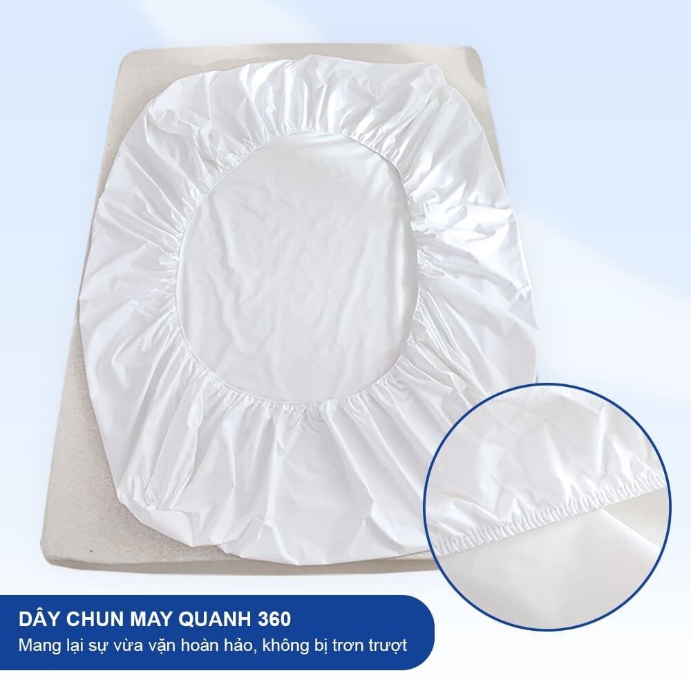 Ga Chống Thấm 100% Cotton Phủ Lớp TPU 3 Ga Chống Thấm 100% Cotton Phủ Lớp TPU - GoldenSilk - hình chi tiết 3