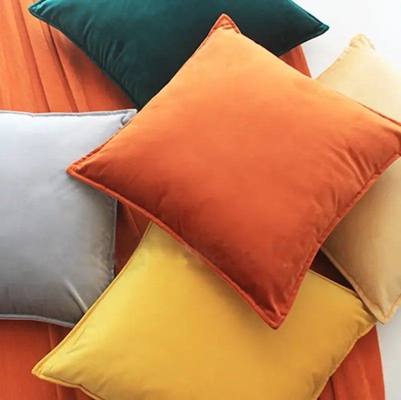 Ruột Gối Vuông, Tựa Lưng, Trang Trí 45x45cm 2 Ruột Gối Vuông, Tựa Lưng, Trang Trí 45x45cm - GoldenSilk - hình chi tiết 2