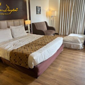 Tấm Trang Trí Giường Khách Sạn Đẹp, Sang Trọng [Hỗ trợ thêu logo] - GoldenSilk - ảnh 4